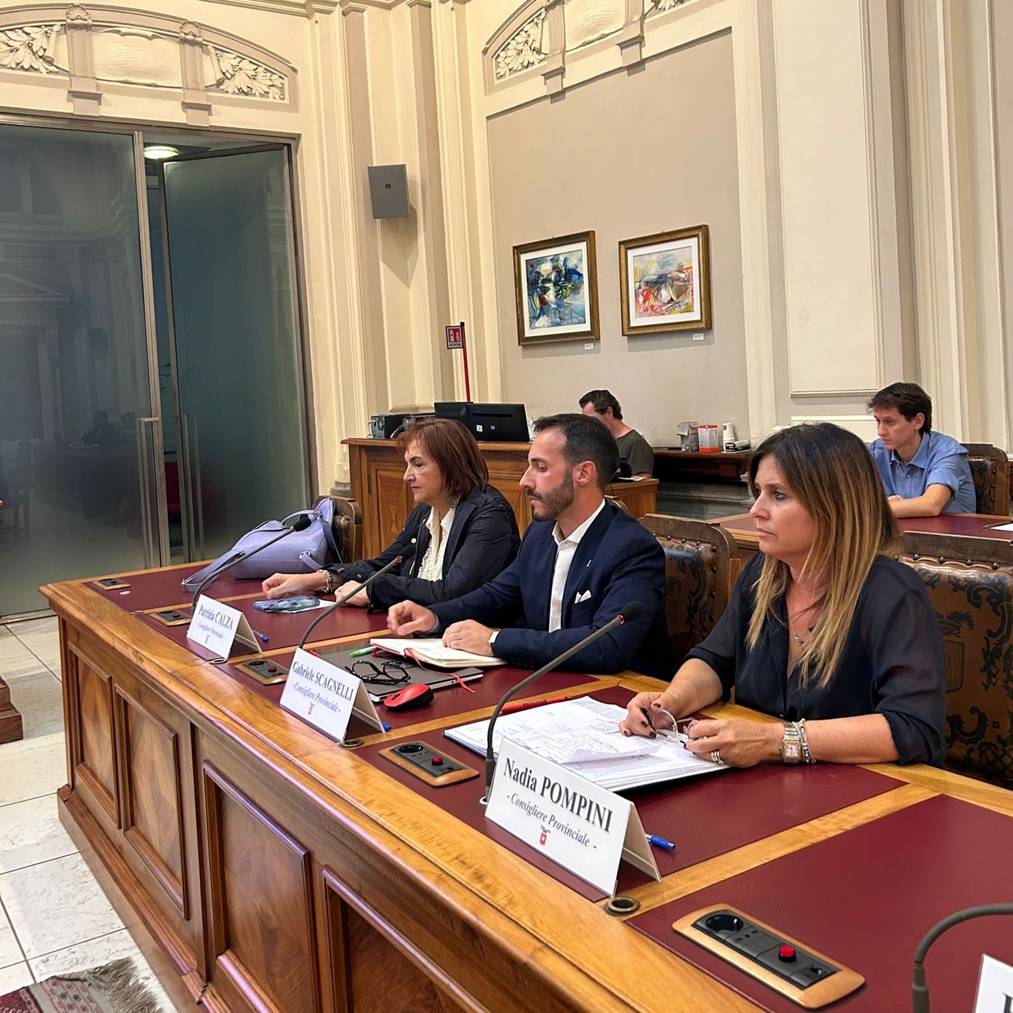 Consiglio Provinciale 24 settembre 2025: consiglieri di centrosinistra