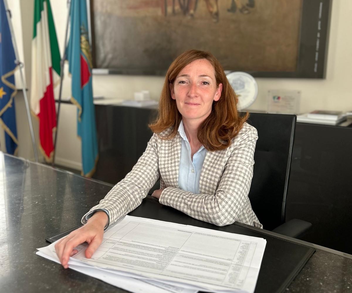 Nella foto Monica Patelli, presidente della Provincia di Piacenza